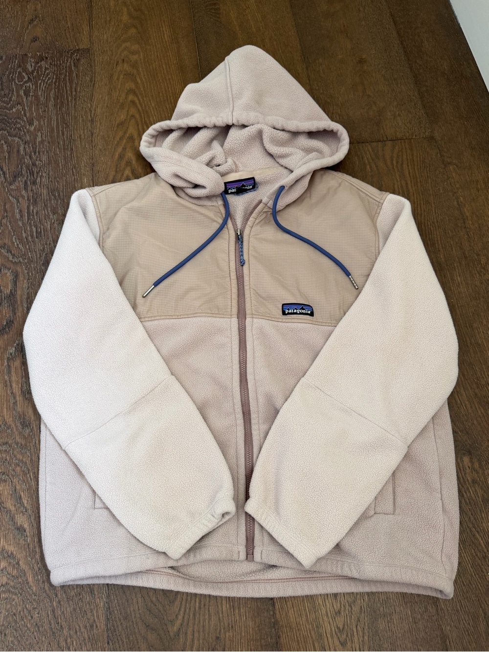 Patagonia Women’s Microdini Fleece Hoodie Zip Up Jacket Sz M